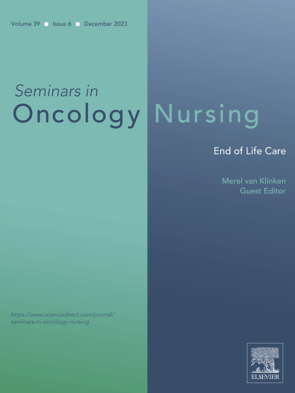 Go to journal home page - Seminars in Oncology Nursing
